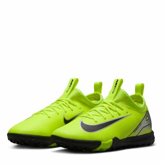 Nike Zoom Mercurial Vapor 16 Academy Junior Astro Turf Football Boots Волт/Черен 