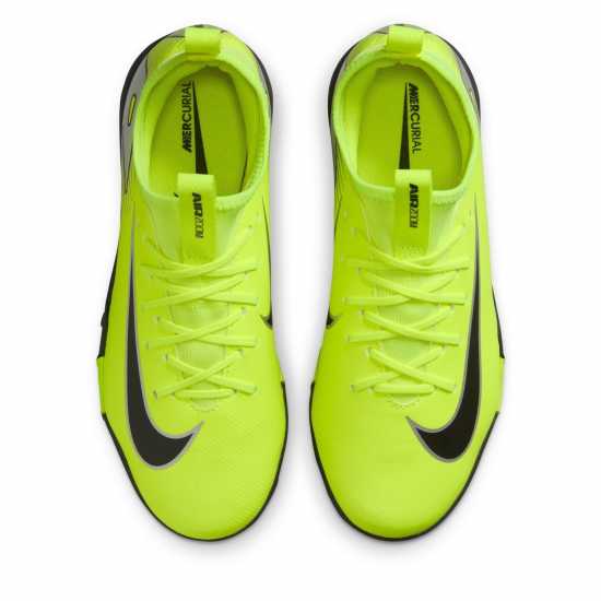 Nike Zoom Mercurial Vapor 16 Academy Junior Astro Turf Football Boots Волт/Черен 