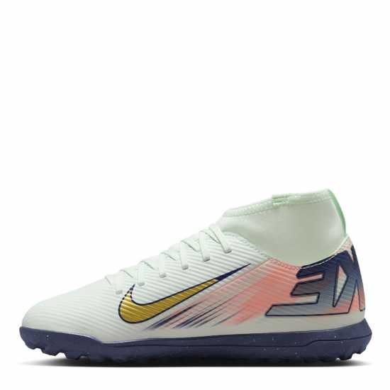 Nike Mercurial Superfly 10 Club Juniors Astro Turf Football Boots Зелено/Бяло 