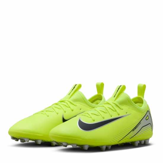 Nike Zoom Mercurial Vapor 16 Academy Juniors Artificial Ground Football Boots Волт/Черен Детски футболни бутонки