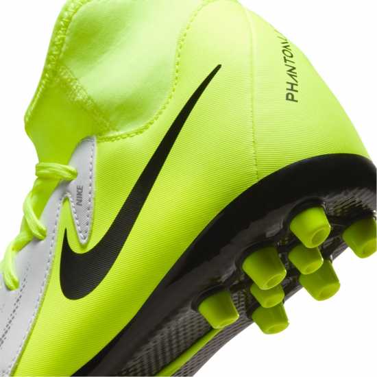 Nike Phantom Luna Ii Academy Juniors Artificial Ground Football Boots Сребро/Волт Детски футболни бутонки