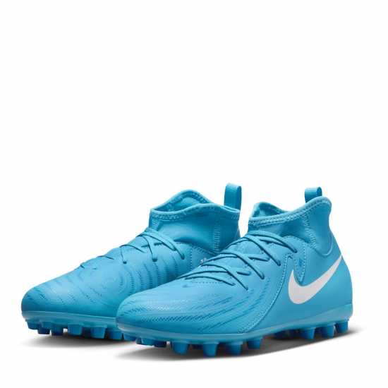 Nike Phantom Luna Ii Academy Juniors Artificial Ground Football Boots Синьо/Бяло Детски футболни бутонки