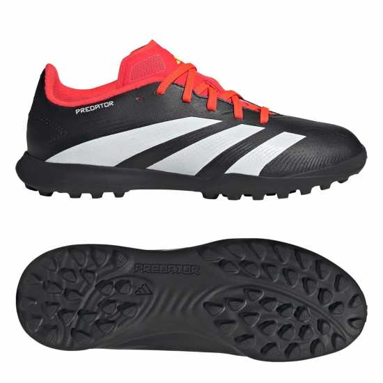 Adidas Predator 24 League Junior Astro Turf Football Boots Черно/Бяло/Червено Футболни стоножки