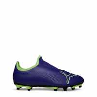 Puma Finesse Firm Ground Football Boots Childrens Purple/Green Детски футболни бутонки