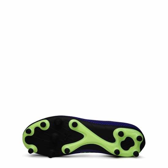 Puma Finesse Firm Ground Football Boots Childrens Purple/Green Детски футболни бутонки