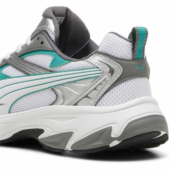 Puma Morphic Low-Top Trainers Unisex Kids Зелено/Бяло 