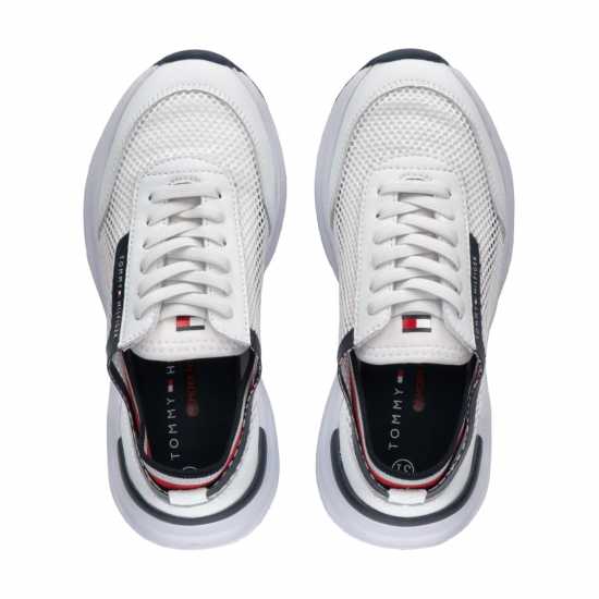 Tommy Hilfiger Tommy Stripe Low Cut Jn42 Бяло 100 Детски високи кецове