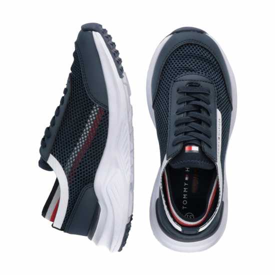 Tommy Hilfiger Tommy Stripe Low Cut Jn42 Син 800 Детски високи кецове