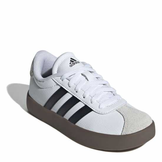 Adidas Юношески Обувки Vl Court 3.0 Shoes Junior Boys Бяло/Гума Детски маратонки