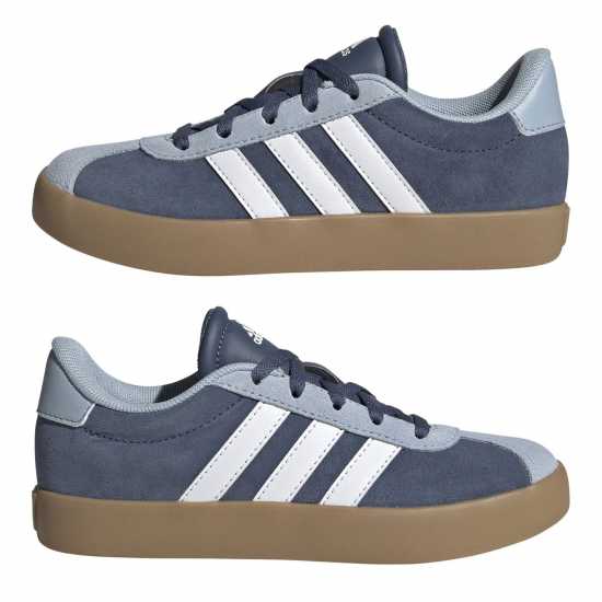 Adidas Юношески Обувки Vl Court 3.0 Shoes Junior Boys Blue/Gum Детски маратонки