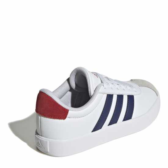 Adidas Юношески Обувки Vl Court 3.0 Shoes Junior Boys Бяло/Синьо/Червено Детски маратонки