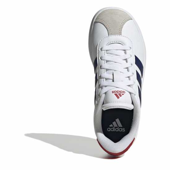 Adidas Юношески Обувки Vl Court 3.0 Shoes Junior Boys Бяло/Синьо/Червено Детски маратонки