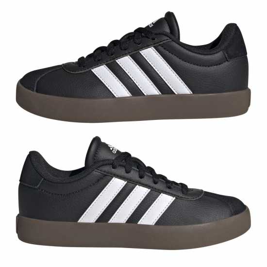 Adidas Юношески Обувки Vl Court 3.0 Shoes Junior Boys Черно/Гума Детски маратонки