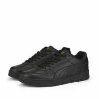 Puma Ниски Маратонки Rebound Game Low Trainers Junior Черно/Злато Детски маратонки