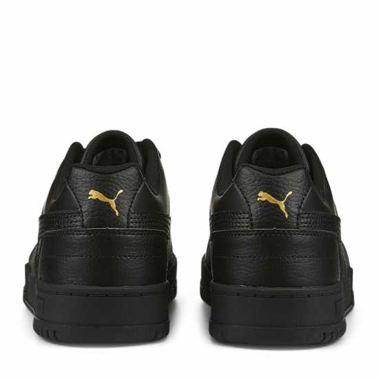 Puma Ниски Маратонки Rebound Game Low Trainers Junior Черно/Злато Детски маратонки