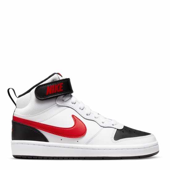 Nike Court Borough Mid 2 Big Kids' Shoe White/Red/Black Детски маратонки