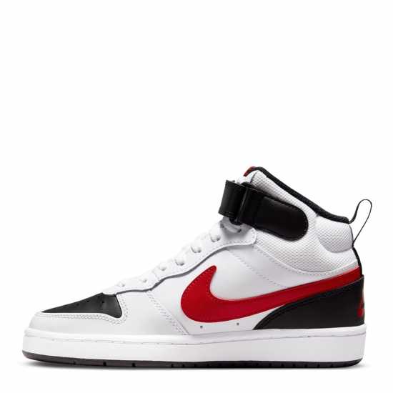 Nike Court Borough Mid 2 Big Kids' Shoe White/Red/Black Детски маратонки