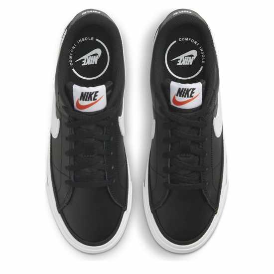 Nike Court Legacy Big Kids' Trainers Black/White Детски маратонки