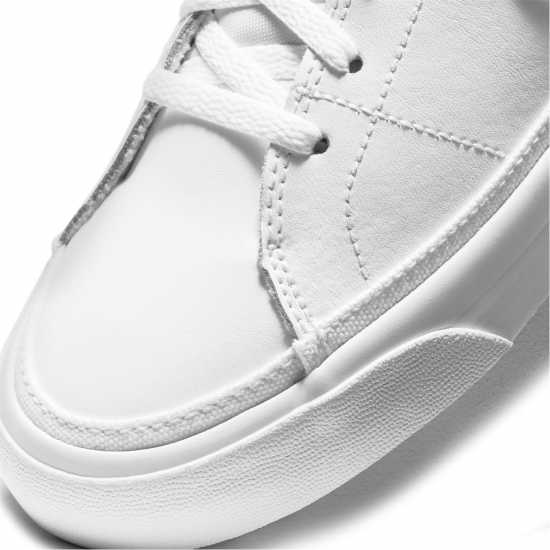 Nike Court Legacy Big Kids' Trainers Triple White Детски маратонки