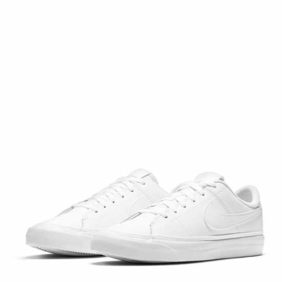 Nike Court Legacy Big Kids' Trainers Три бяло Детски маратонки