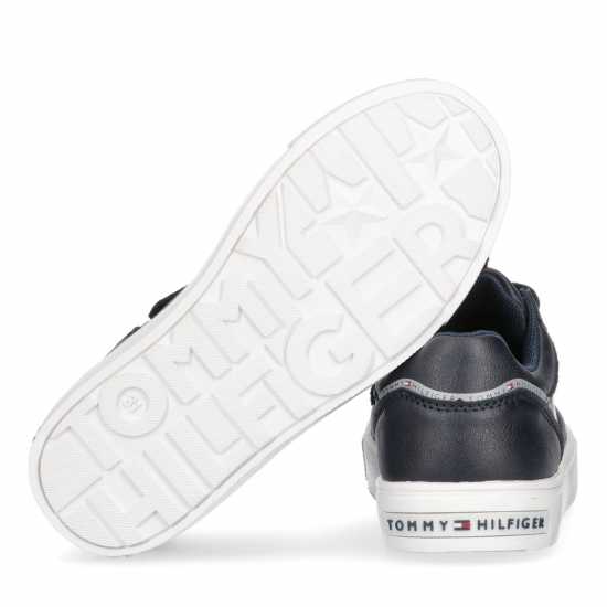 Tommy Hilfiger Logo Flag Trainer Junior Син 800 Детски високи кецове