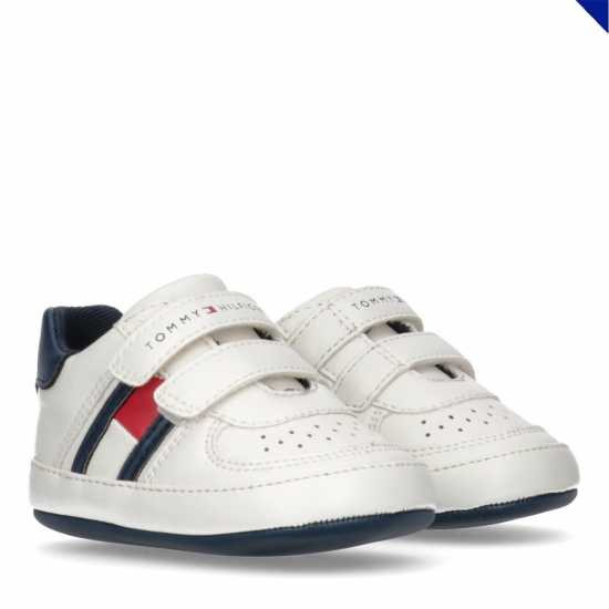 Tommy Hilfiger Tommy Flag V/cro Jn42 Бяло Детски високи кецове