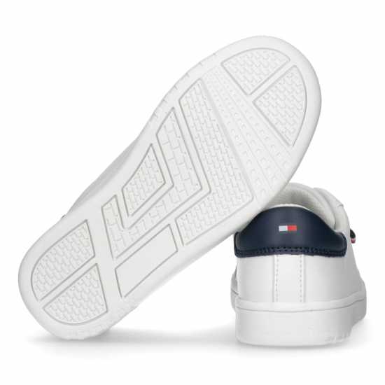 Tommy Hilfiger Tommy Low Cut Snkr Jn43 Бяло 100 Детски високи кецове