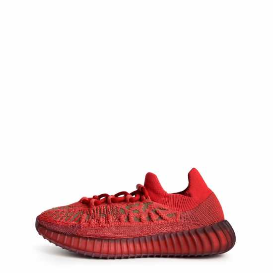 Yeezy 350 V2 Compact Trainers Junior Сланчево червено Детски маратонки