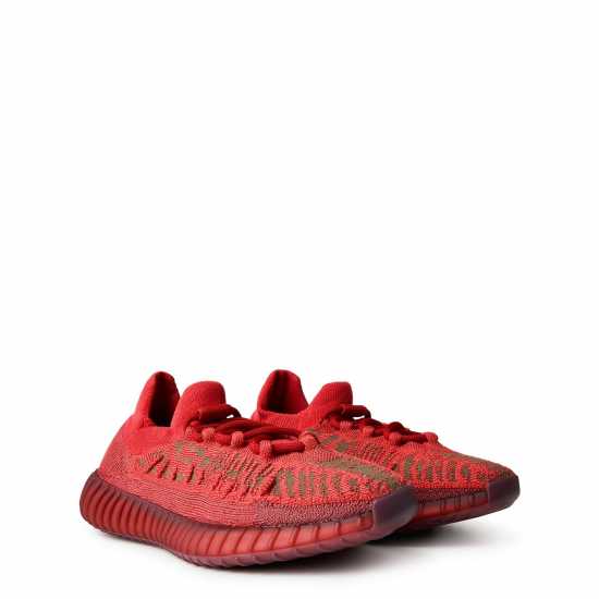 Yeezy 350 V2 Compact Trainers Junior Сланчево червено Детски маратонки