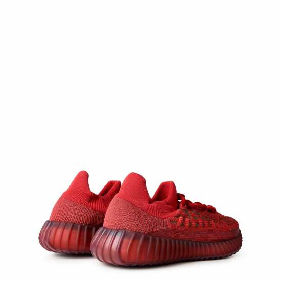 Yeezy 350 V2 Compact Trainers Junior Сланчево червено Детски маратонки