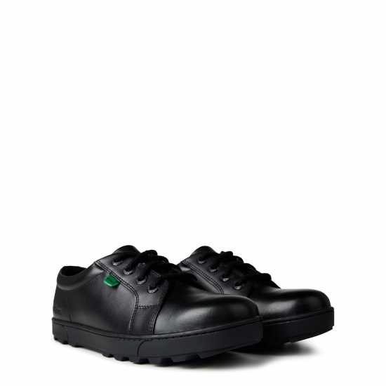 Kickers Disley Lace Up Kids Shoes Черно 