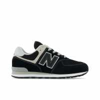 New Balance 574 Trainers Blk/Gry/Wht 