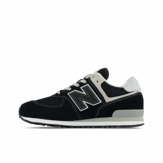 New Balance 574 Trainers Blk/Gry/Wht 