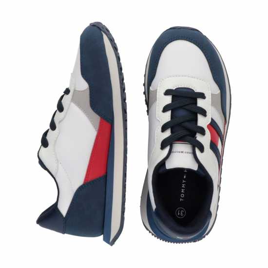 Tommy Hilfiger Ниски Спортни Обувки Flag Low Top Trainers  Детски високи кецове