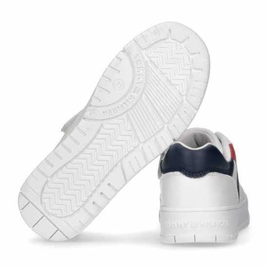 Tommy Hilfiger Flag Chunky Sole Trainers Juniors Бяло 100 Детски високи кецове