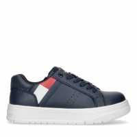 Tommy Hilfiger Flag Chunky Sole Trainers Juniors Син 800 Детски високи кецове