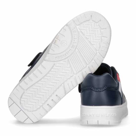 Tommy Hilfiger Flag Chunky Sole Trainers Juniors Син 800 Детски високи кецове