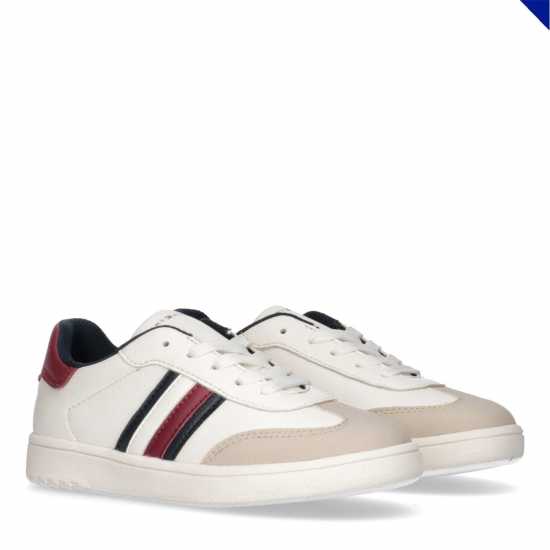 Tommy Hilfiger Tommy Flag Low Cut Jn44 Бяло Детски високи кецове