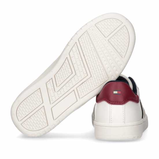 Tommy Hilfiger Tommy Flag Low Cut Jn44 Бяло Детски високи кецове