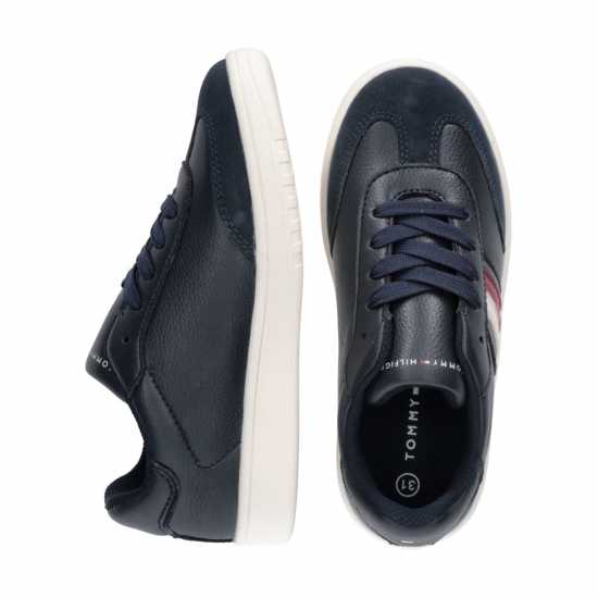 Tommy Hilfiger Tommy Flag Low Cut Jn44 Морска синьо Детски високи кецове