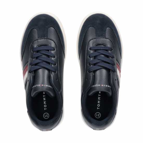 Tommy Hilfiger Tommy Flag Low Cut Jn44 Морска синьо Детски високи кецове