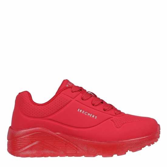 Skechers All Over Emboss Lace Up Sneaker W T Low-Top Trainers Boys  