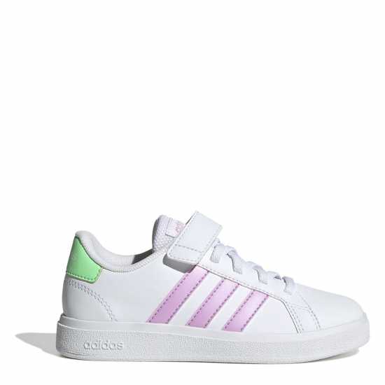 Adidas Grand Court Elastic Lace And Top Strap Shoes Childrens  Тенис маратонки