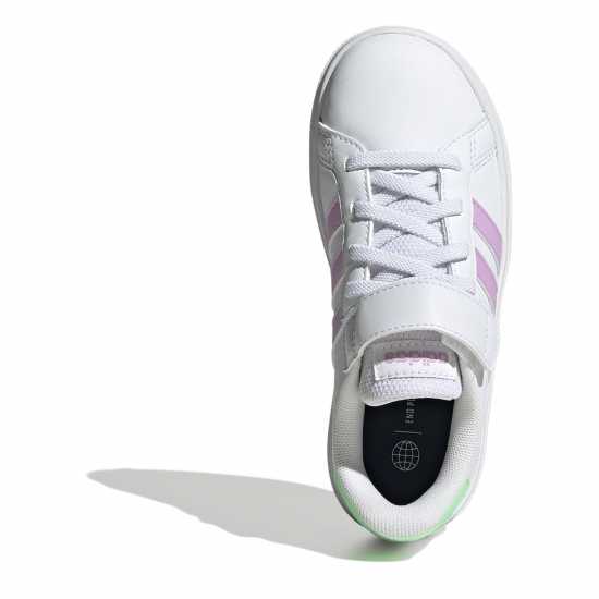 Adidas Grand Court Elastic Lace And Top Strap Shoes Childrens  Тенис маратонки