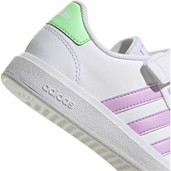 Adidas Grand Court Elastic Lace And Top Strap Shoes Childrens  Тенис маратонки