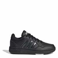 Adidas Детски Маратонки Hoops 3.0 Kids Trainers Трикратно черно Детски маратонки