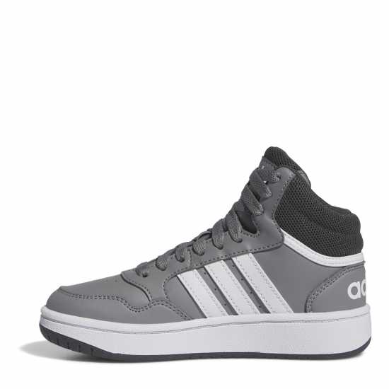 Adidas Hoops Mid- High Tops Junior Boys Сиво/Бяло Детски маратонки