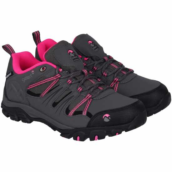 Gelert Horizon Low Wp Juniors Walking Shoes Угър/Розово Детски апрески