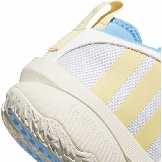 Adidas Dame 8 Extply Basketball Trainers Boys Облако Бяло/Овес Баскетболни маратонки