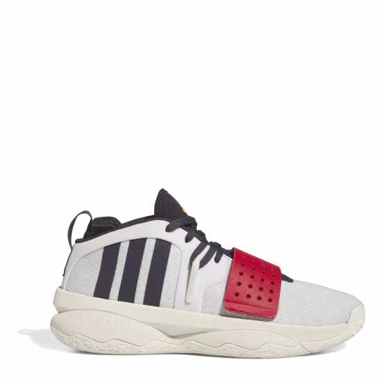 Adidas Dame 8 Extply Basketball Trainers Boys Орбит Сиво/Ауро Баскетболни маратонки